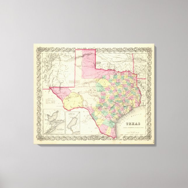 Texas 7 canvas print (Front)