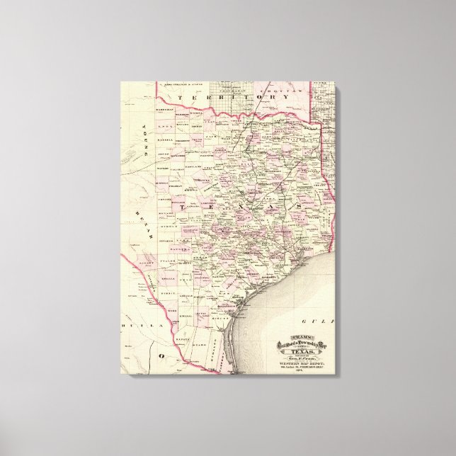 Texas 8 canvas print (Front)
