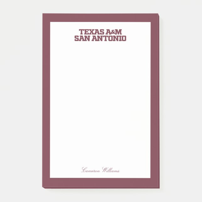 Texas A&M San Antonio Post-it Notes (Front)