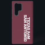 Texas A&M San Antonio Samsung Galaxy Case<br><div class="desc">Check out these Texas A&M University-San Antonio designs! Get all the latest San Antonio Jaguars gear here. All of these Zazzle products are customizable with your class year,  name,  and club. These products make perfect gifts for the A&M University-San Antonio student,  alumni,  family,  friend,  or fan in your life.</div>