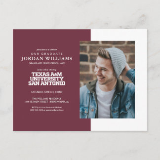 Texas A&M University-San Antonio Announcement Postcard