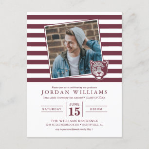 Texas A&M University-San Antonio Jaguars Announcement Postcard