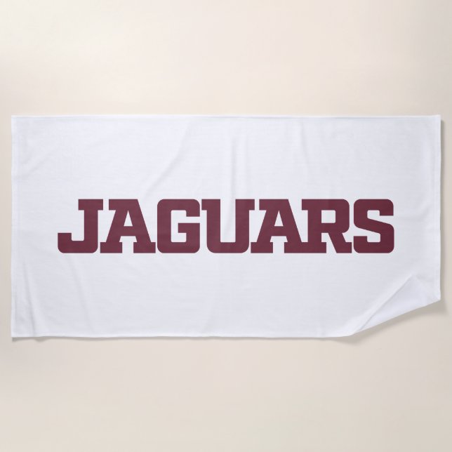 Texas A&M University-San Antonio Jaguars Beach Towel (Front)