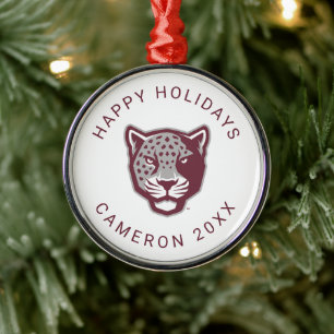 Texas A&M University-San Antonio   Jaguars Metal Ornament