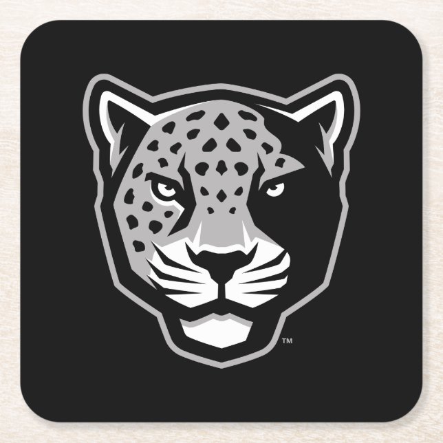 Texas A&M University-San Antonio | Jaguars Square Paper Coaster (Front)
