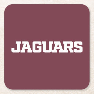 Texas A&M University-San Antonio Jaguars Square Paper Coaster