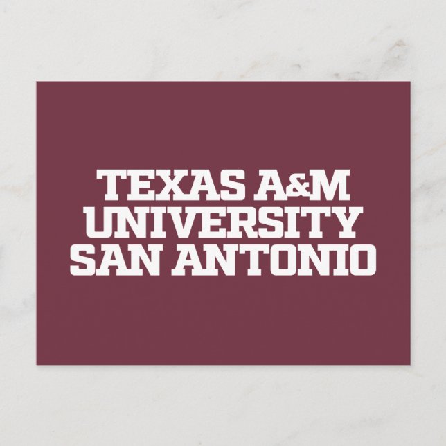 Texas A&M University-San Antonio Postcard (Front)