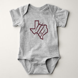 Texas A&M University-San Antonio State Logo 2 Baby Bodysuit