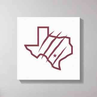Texas A&M University-San Antonio | State Logo Canvas Print