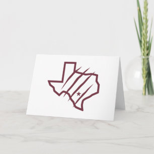 Texas A&M University-San Antonio   State Logo Card