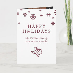 Texas A&M University-San Antonio   State Logo Holiday Card