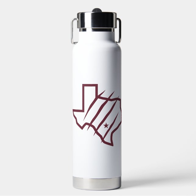 Texas A&M University-San Antonio | State Logo Water Bottle (Front)