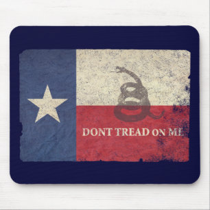 Texas and Gadsden Flag Mouse Pad