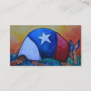 Texas Armadillo business card