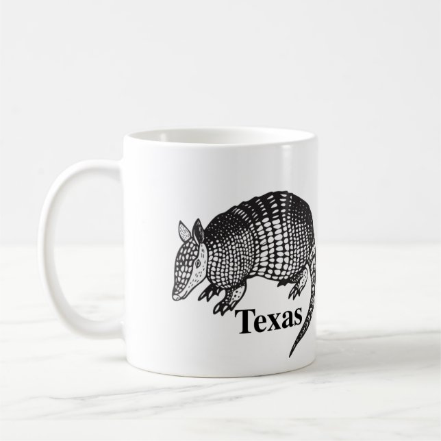 Texas Armadillo Mug (Left)