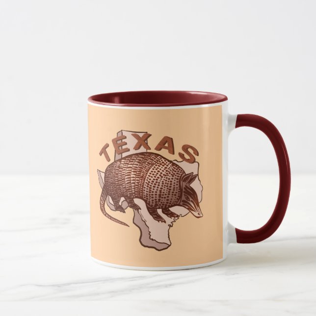 Texas Armadillo Mug (Right)