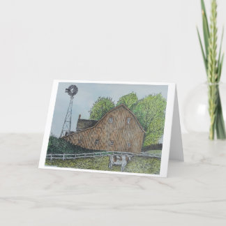 Texas Barn Card