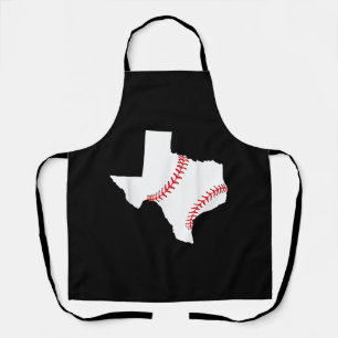 Texas Baseball State funny Texas Baseball Apron