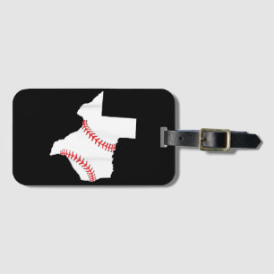 Texas Baseball State funny Texas Baseball  Luggage Tag