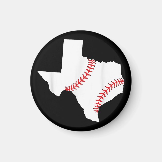 Texas Baseball State funny Texas Baseball  Magnet (Front)