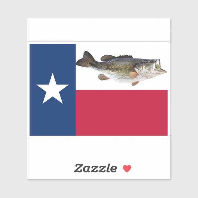 Texas Bass Flag (Sheet)