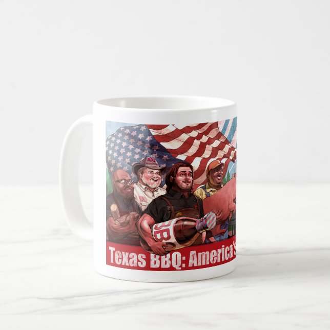 Texas BBQ Mug (Front Left)