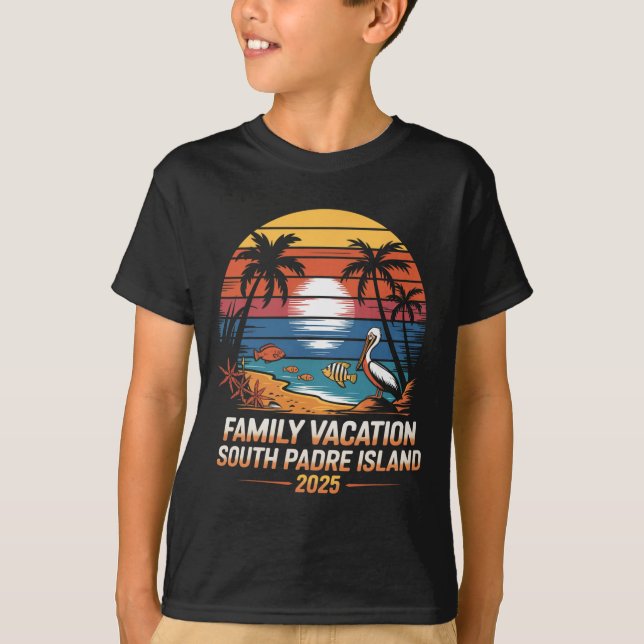 Texas Beach Vacation Family Vacation South Padre I T-Shirt (Front)