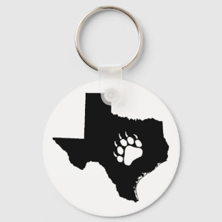 Texas Bear Keychain