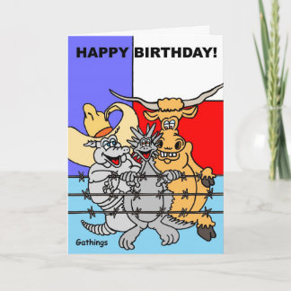 TEXAS BIRTHDAY CARD