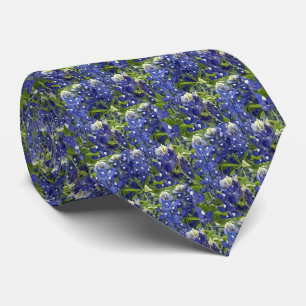 Texas Blue Bonnets Neck Tie