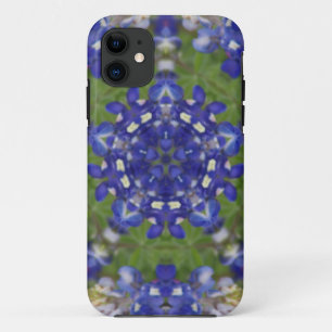 Texas Bluebonnet Kaleidoscope iPhone 11 Case