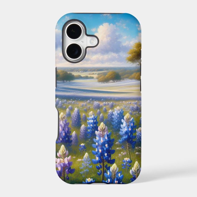 Texas Bluebonnet Meadow Landscape (Back)
