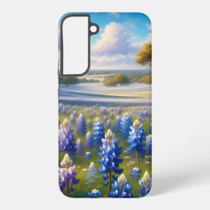 Texas Bluebonnet Meadow Landscape Samsung Galaxy Case