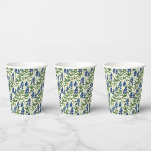 Texas Bluebonnet Paper Cups Lupine 