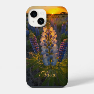 Texas Bluebonnet Sunset iPhone 14 Case