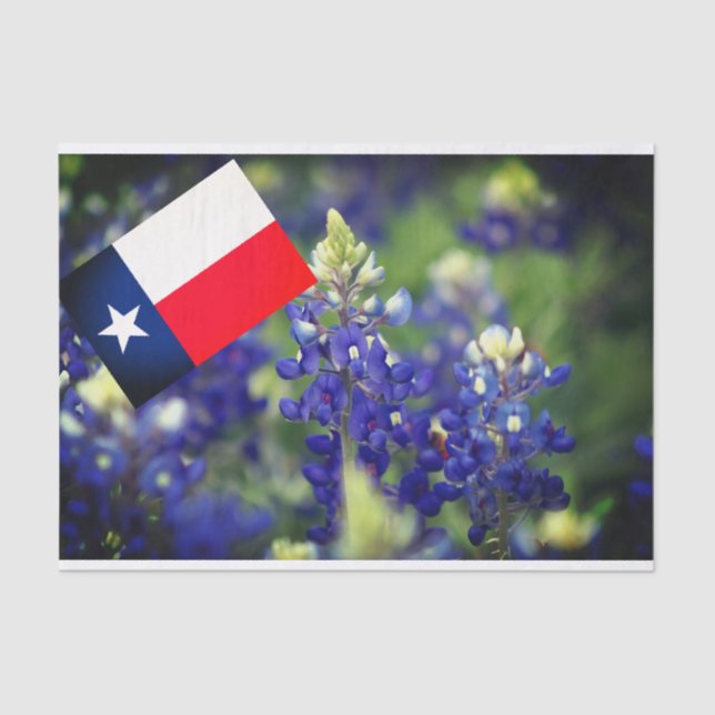 Texas Bluebonnet Tissue Paper (Front)