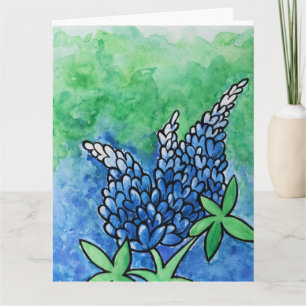 Texas Bluebonnets Card