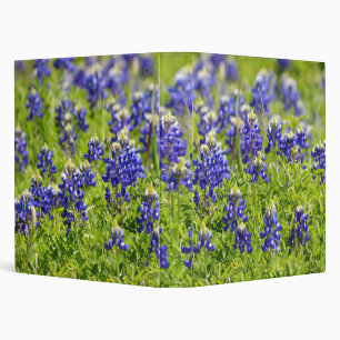 Texas Bluebonnets Flower Binder Notebook