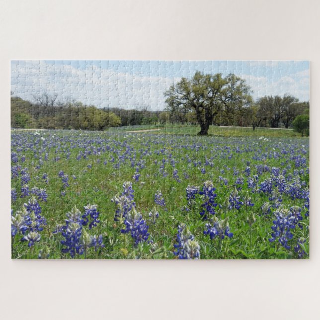Texas Bluebonnets Jigsaw Puzzle (Horizontal)
