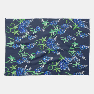 Texas Bluebonnets Kitchen Towel