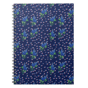 Texas Bluebonnets Texan Lone star Notebook