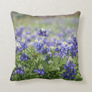Texas Bluebonnets (Texas love!) Throw Pillow