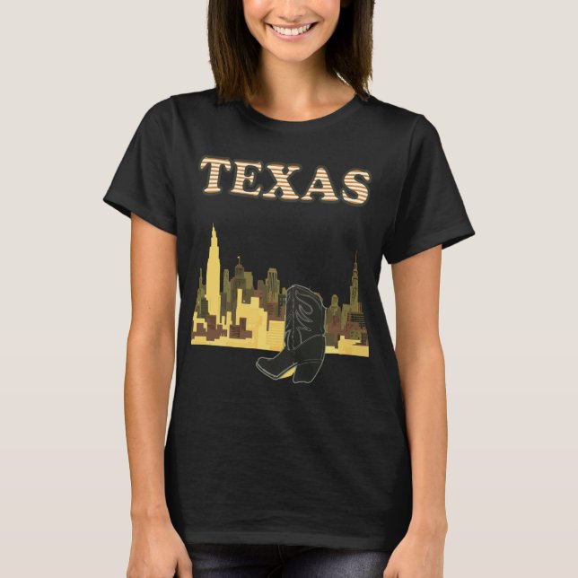 Texas Boots T-Shirt (Front)