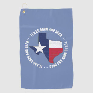 Texas Born and Bred Native Golf Towel