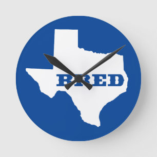 Texas Bred Round Clock