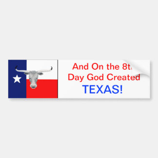 Texas Bumper Sticker