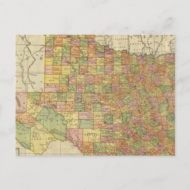 Texas by Rand McNally Postcard (Front)