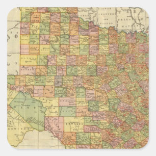 Texas by Rand McNally Square Sticker