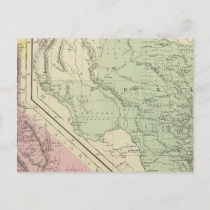 Texas, California Postcard