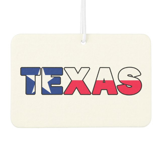Texas Car Air Freshener (Front)